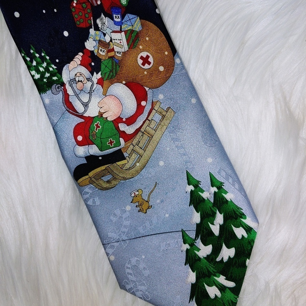 Christmas Hallmark Doctor Medical Tie 60+